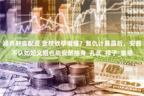 涵乔财富配资 金枝欲孽谁懂？复仇计暴露后，安茜不认如妃义姐也能安然抽身_孔武_禄子_皇帝